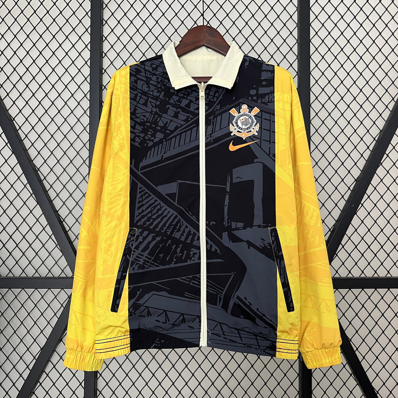 Jaqueta Corta-Vento Dupla-Face Corinthians 2025/26